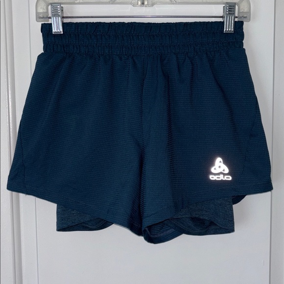 Odlo lined running shorts S - Picture 1 of 8